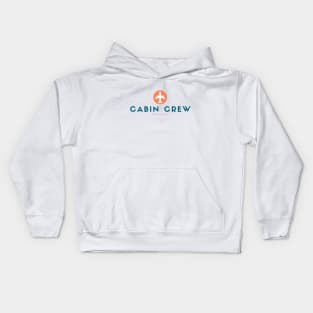 Retro Vintage Cabin Crew Lounge Bar Kids Hoodie